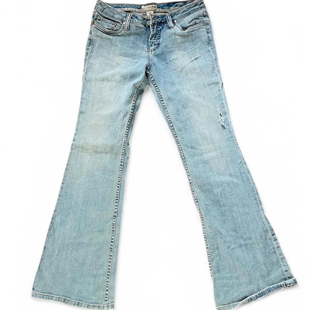 Vintage y2k Refuge Light Blue low rise Flare Jeans